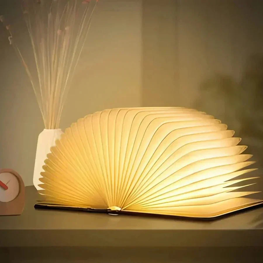 Maliben | Foldable Book Lamp With Warm Led Lighting - Storyglow