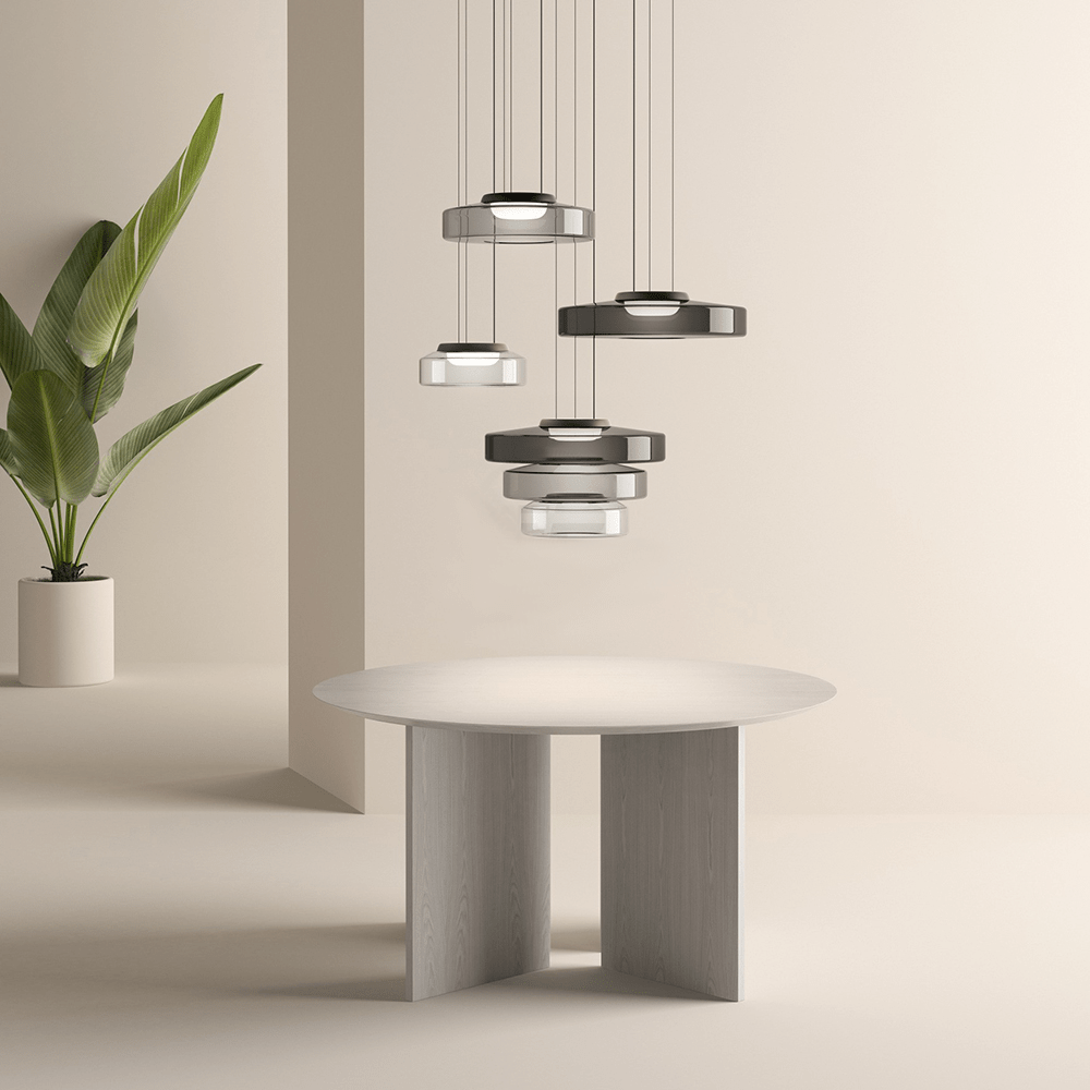Maliben | Modern Glass Pendant Lamp In Bauhaus Style - Aurorasphere