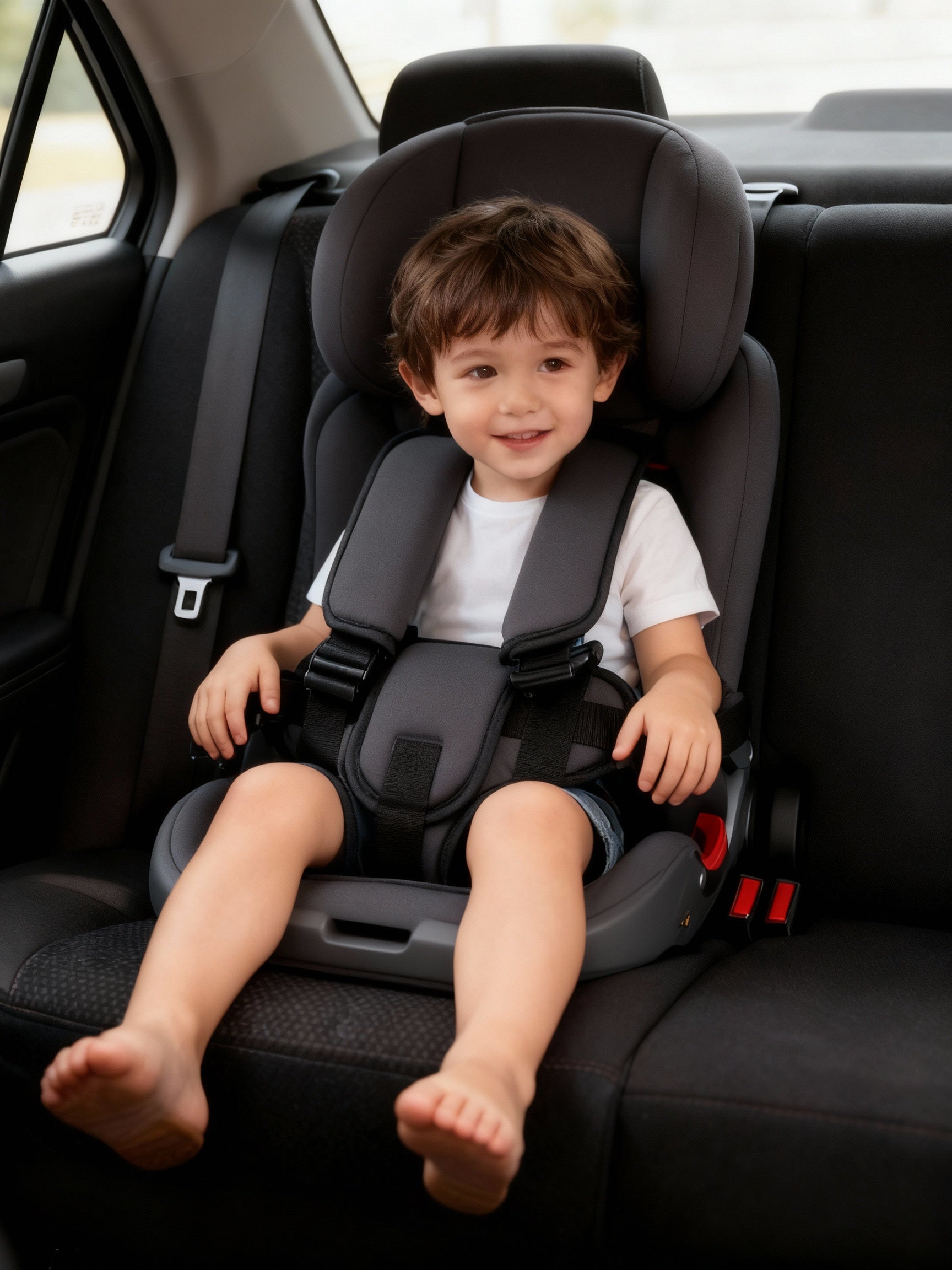 Maliben Travel Car Seat Portable Toddler Booster Safety Compact Harness Foldable
