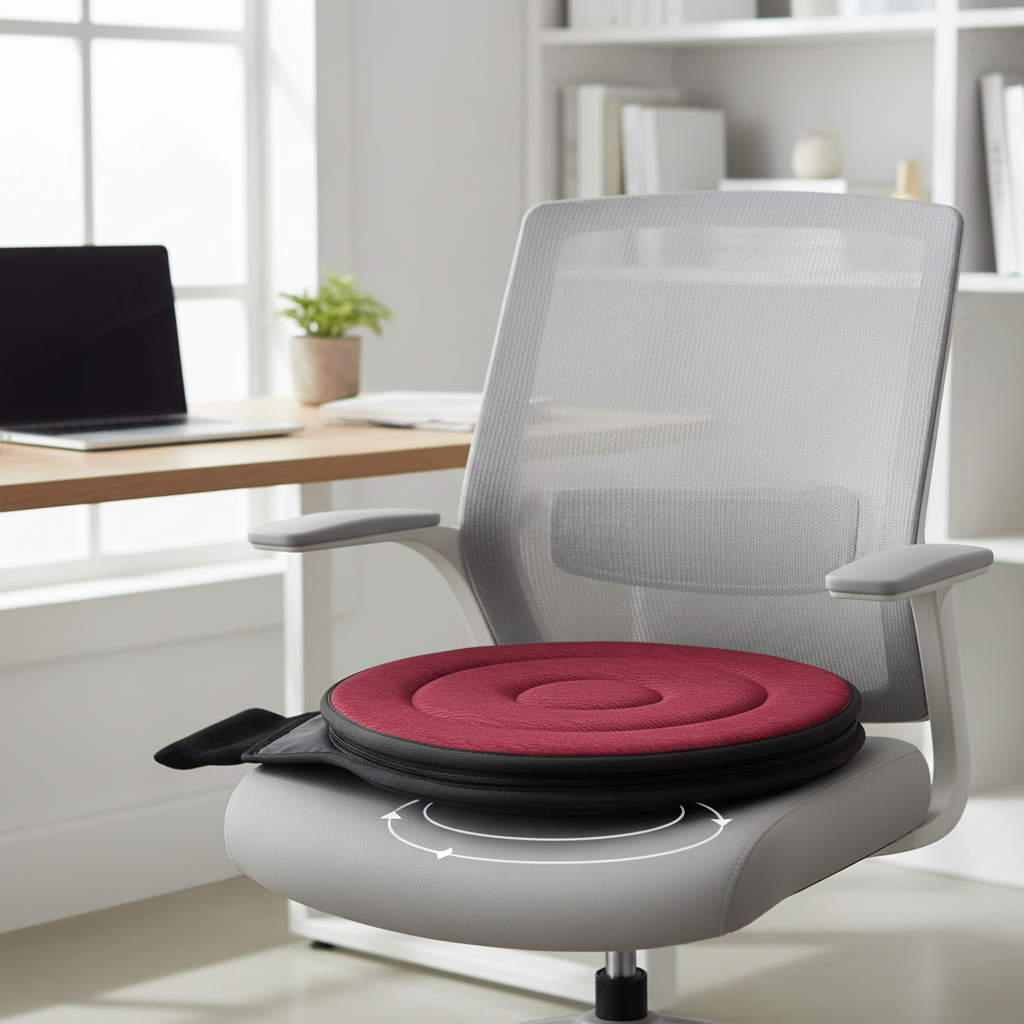 Maliben | Turnease 360° Rotating Seat Cushion – ComFortable Swivel Cushion for Car, Office & Home