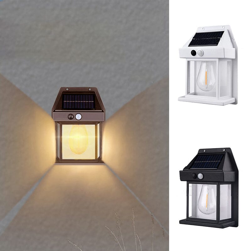 Maliben | Solar Wolfram Wall Light For Outdoor Use
