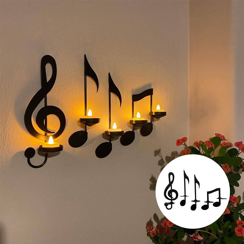 Maliben | Lyricglow - Elegant Chandelier - Music Note - Chic Ambiance