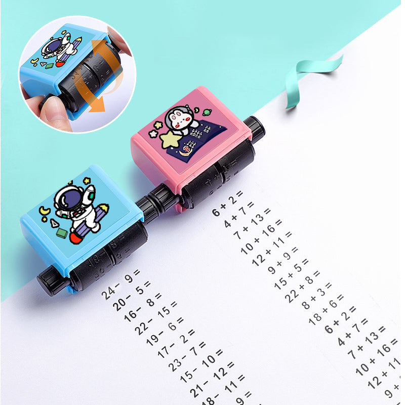 Maliben | Mathmaster Roller | Enrich Learning Experiences - Mathematics Practice Stamp