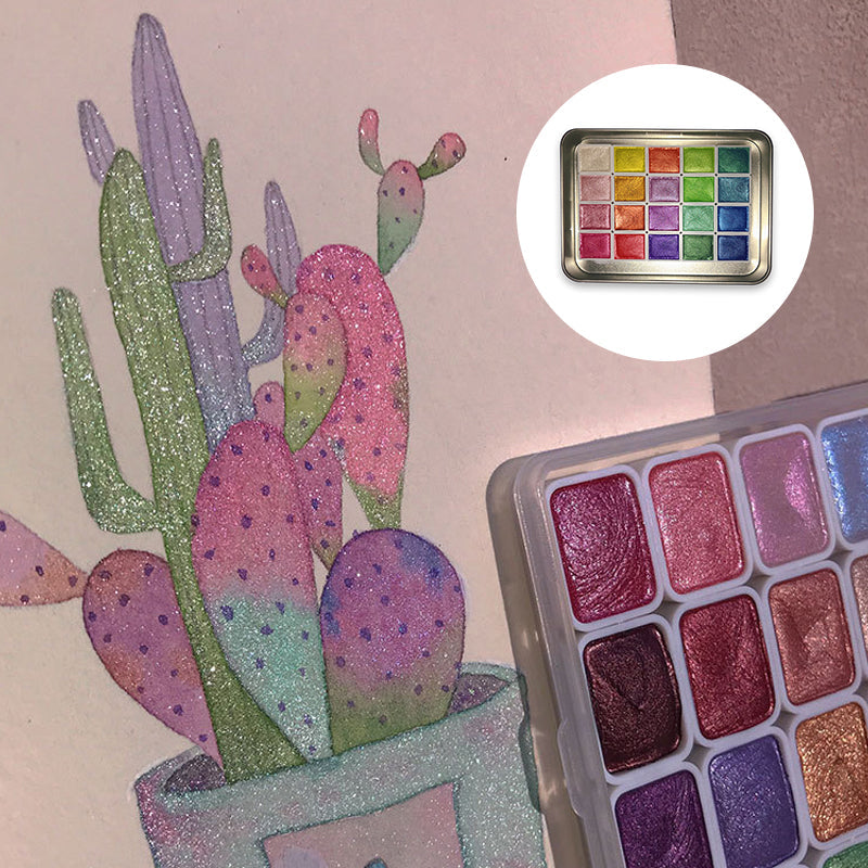 Maliben | 20 Colors Watercolor Painting Set