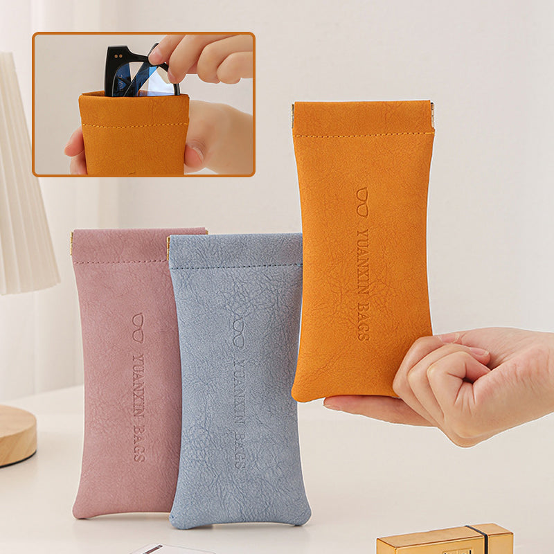 Maliben | Leather Storage Bag With Buckle