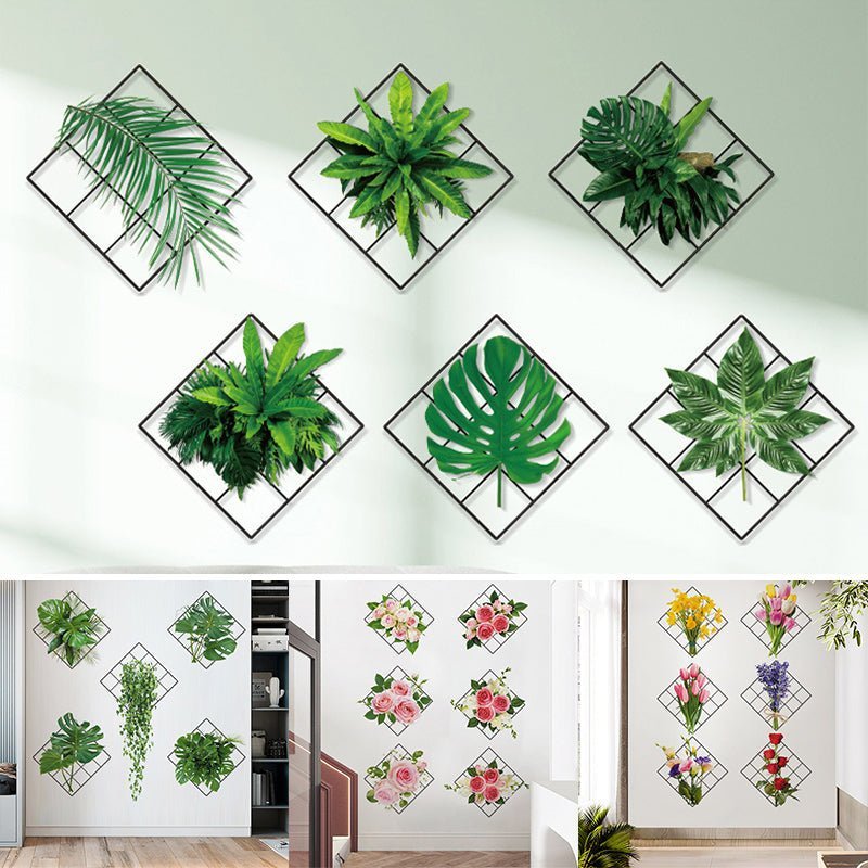 Maliben | Plant Stickers - Illusion Of Realistic Plants - Decorate In Style