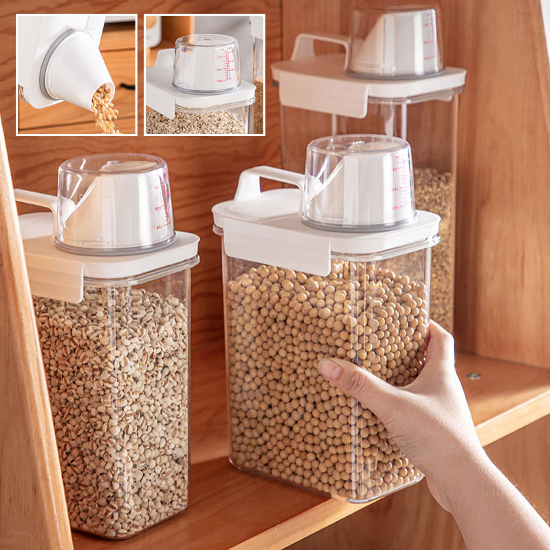 Maliben | Freshkeeper - Airtight Food Container With Measuring Cup