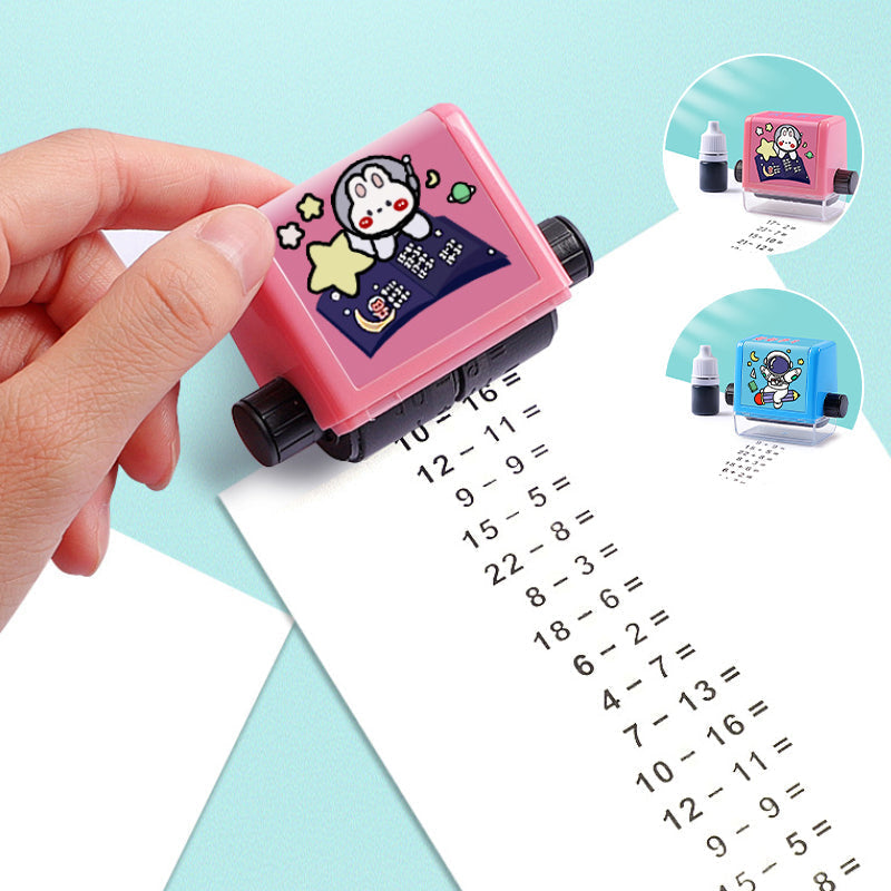 Maliben | Mathmaster Roller | Enrich Learning Experiences - Mathematics Practice Stamp