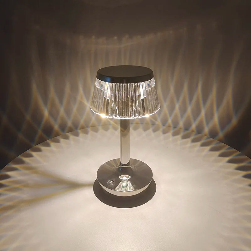 Maliben | Crystal Pendant - Rechargeable Wireless Table Lamp