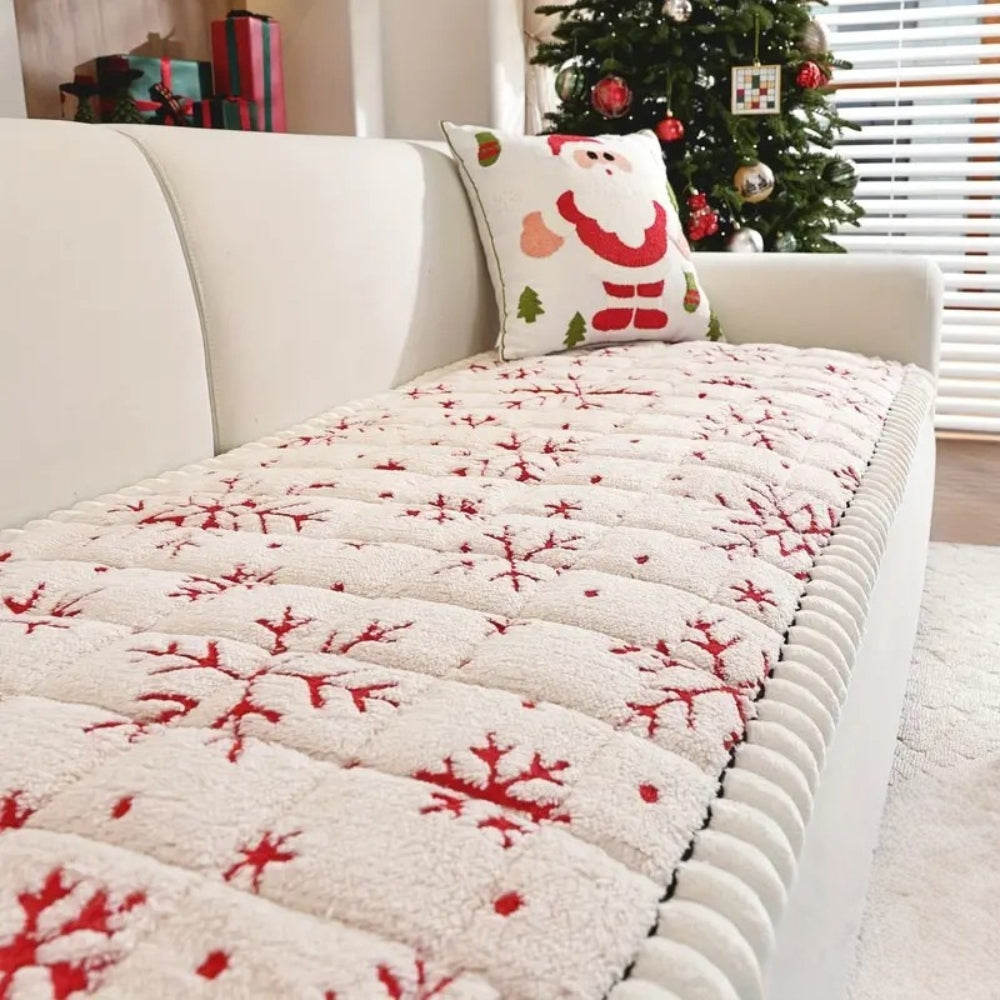 Maliben | Festive Holiday Winter Sofa Cover