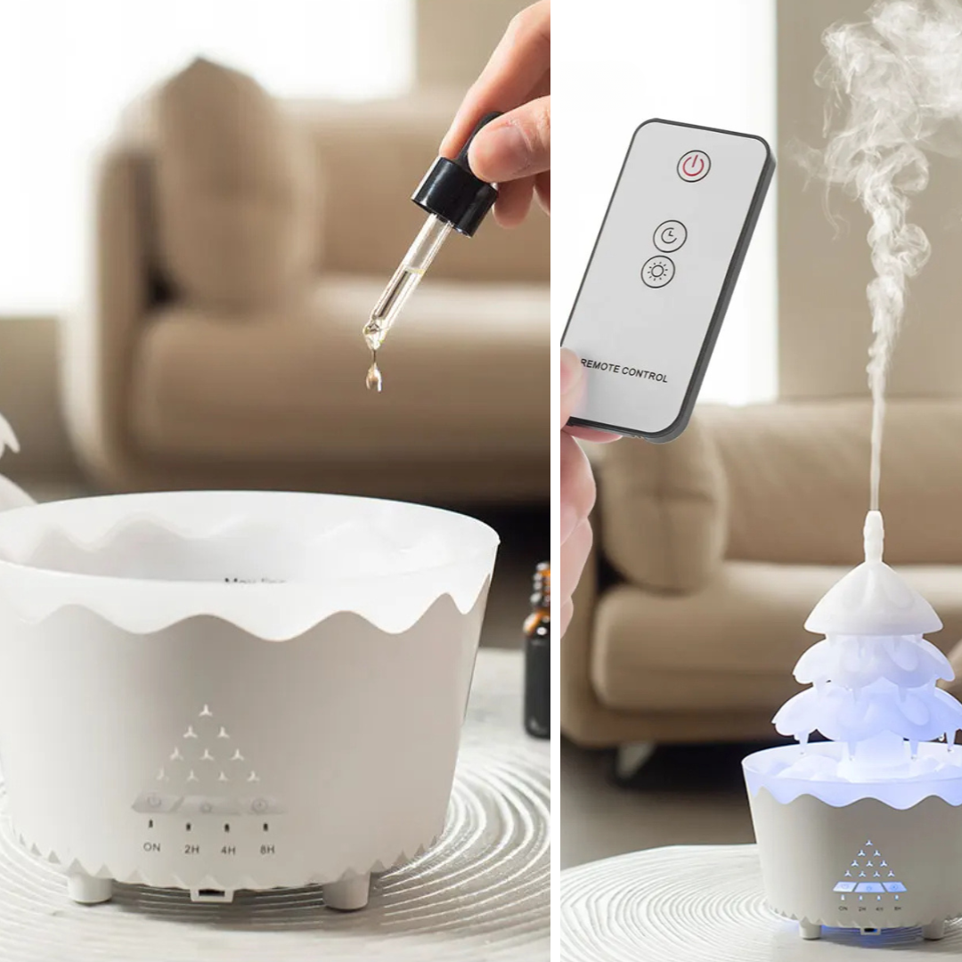 Maliben | Aromaboom Christmas Diffuser – Ultrasonic Humidifier With Led And Usb