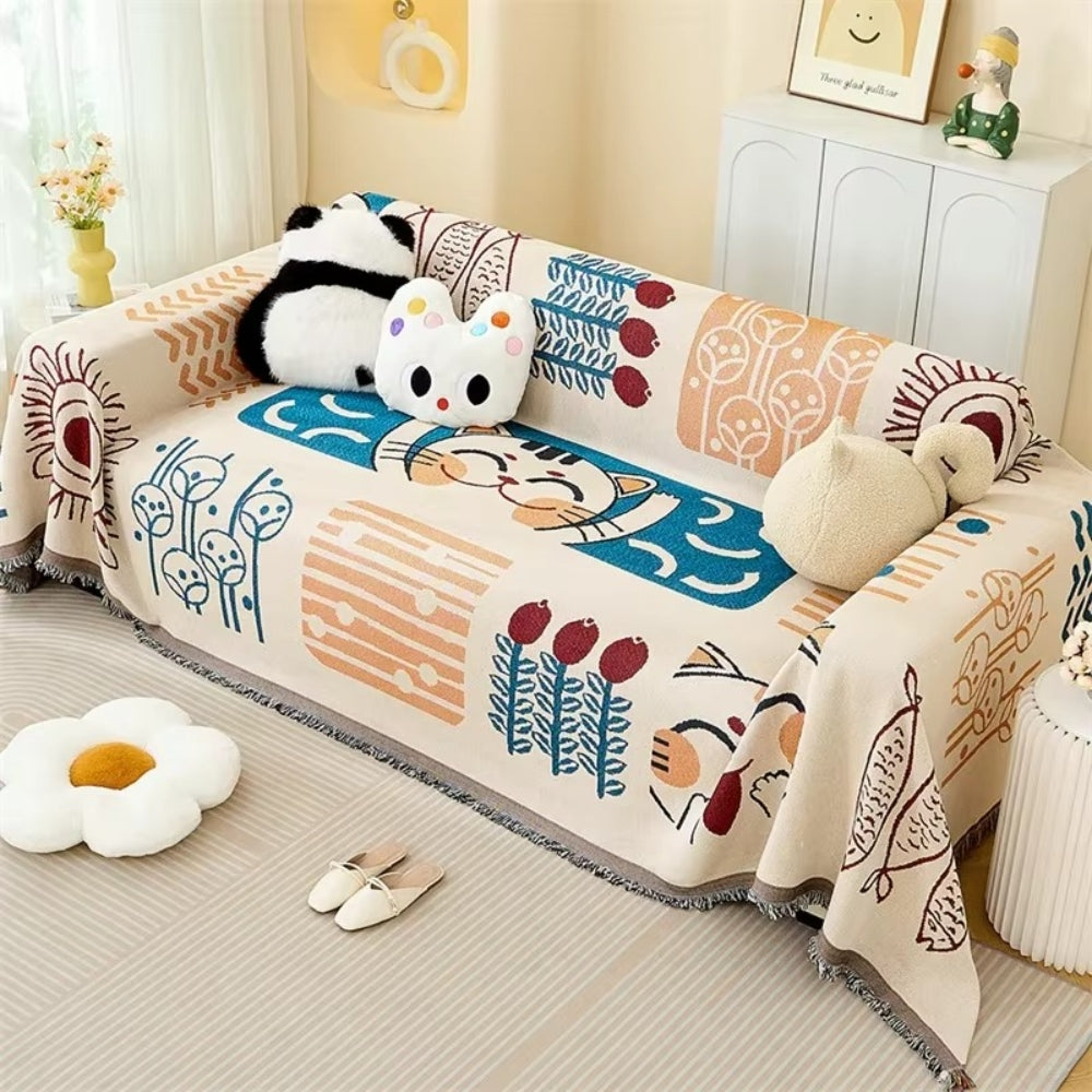 Maliben | Fiesta Woven Sofa Cover