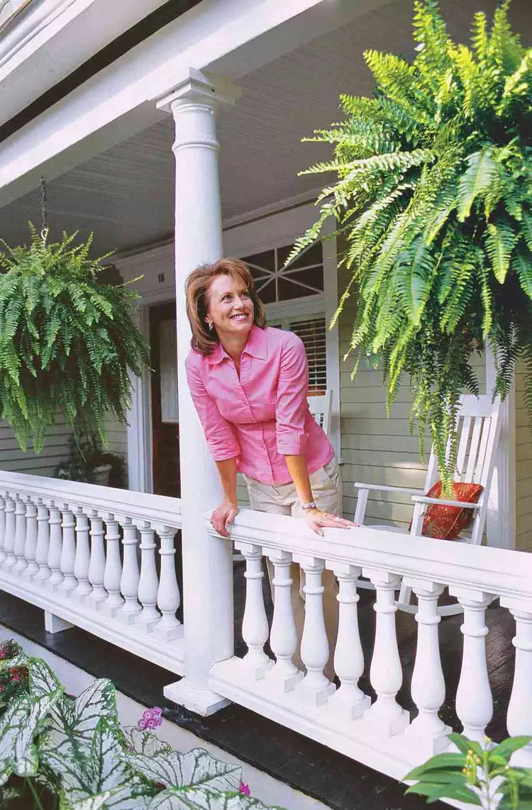 Maliben | Uv Resistant Artificial Boston Fern | Lifelike, Waterproof & Maintenance-Free For Outdoor Décor
