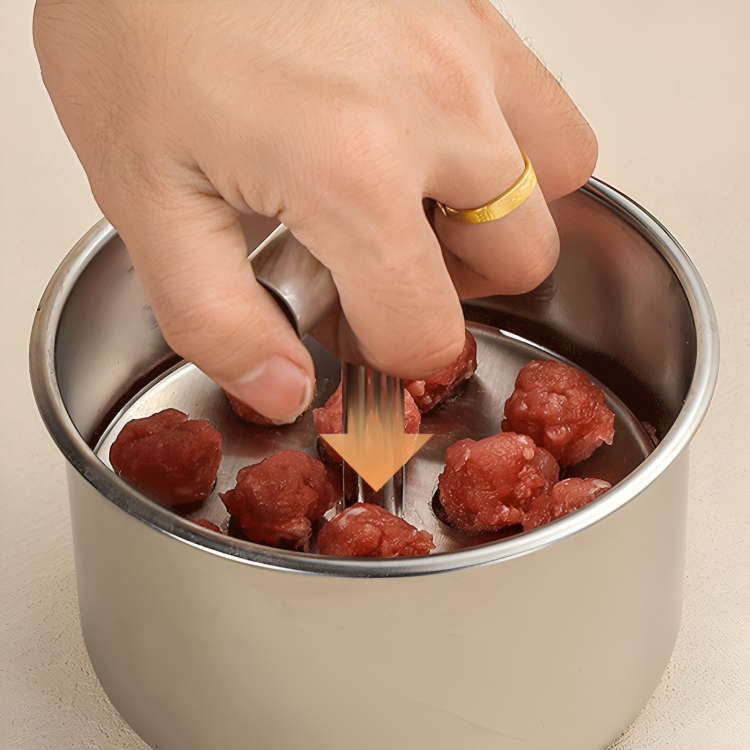 Maliben | Stainless Steel Meatball Mold Equal Size Kitchen Helper