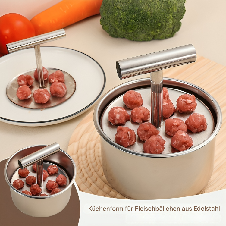 Maliben | Stainless Steel Meatball Mold Equal Size Kitchen Helper