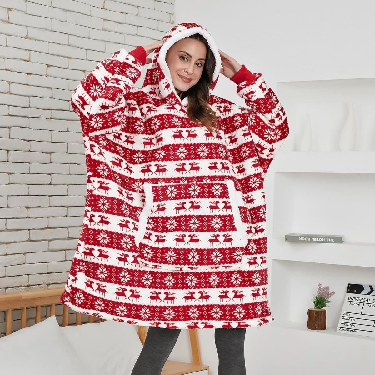 Maliben | Fleece Hoodie Blanket For Ultimate Comfort