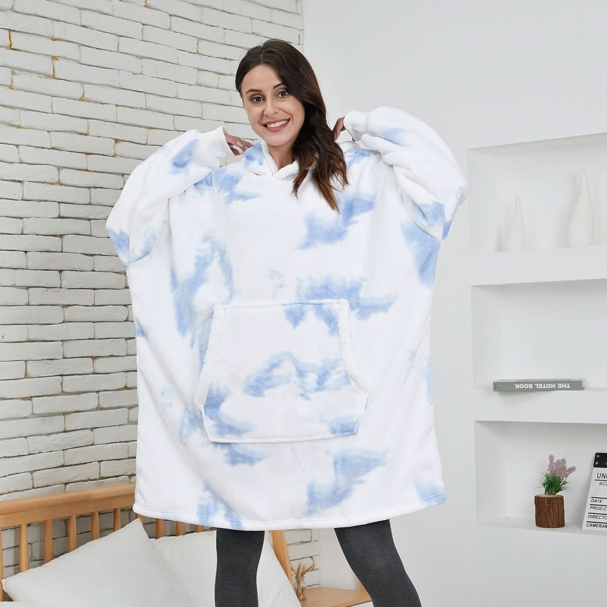 Maliben | Fleece Hoodie Blanket For Ultimate Comfort