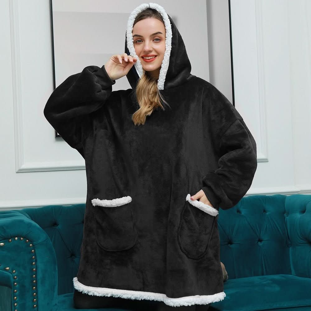 Maliben | Fleece Hoodie Blanket For Ultimate Comfort