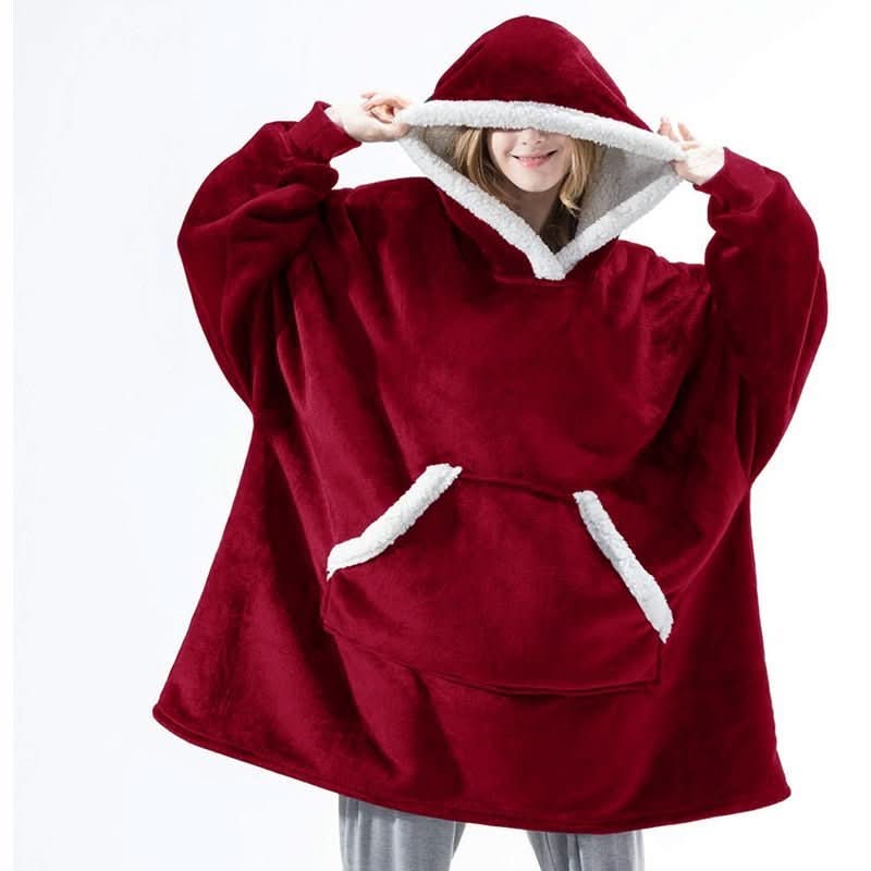 Maliben | Fleece Hoodie Blanket For Ultimate Comfort