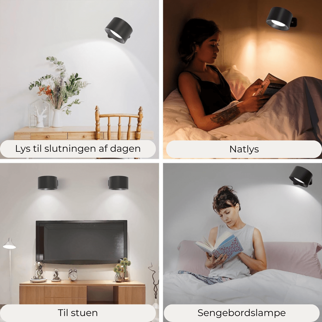 Maliben | Flexilight Wireless Wall Lamp Touch 360 Rotation