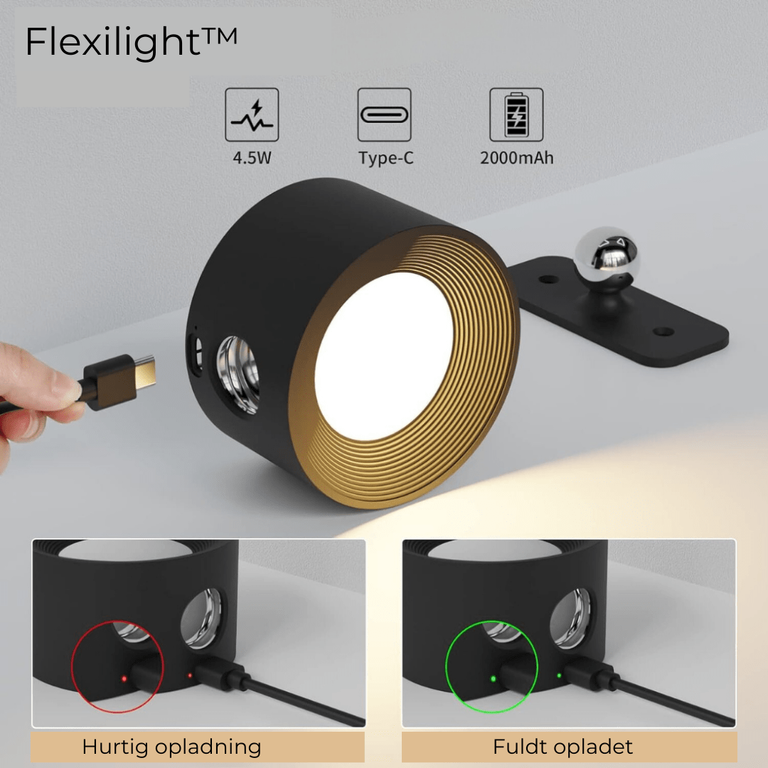 Maliben | Flexilight Wireless Wall Lamp Touch 360 Rotation