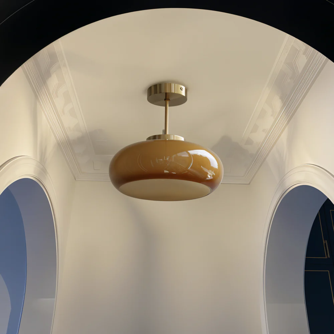 Maliben | Vintage Yellow Ceiling Lamp