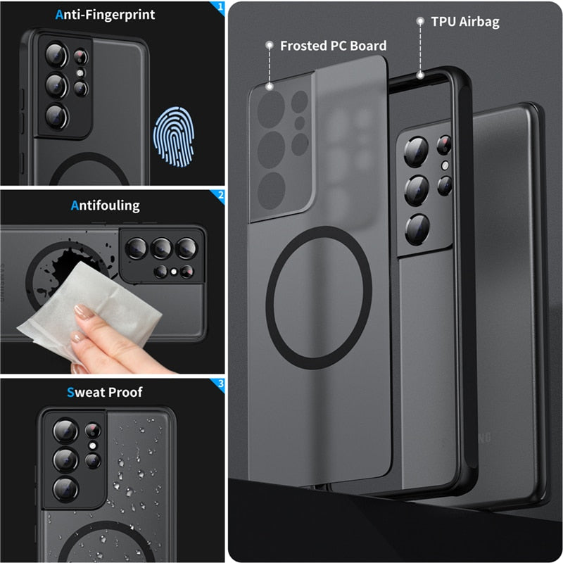Maliben | Sandsberg Shock-Resistant Magnetic Case For Samsung