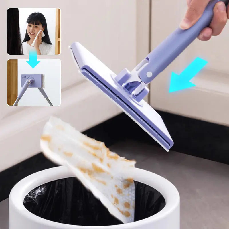 Maliben | Hands-Free Cleaning Mop For Wet Wipes – Clean Without Bending