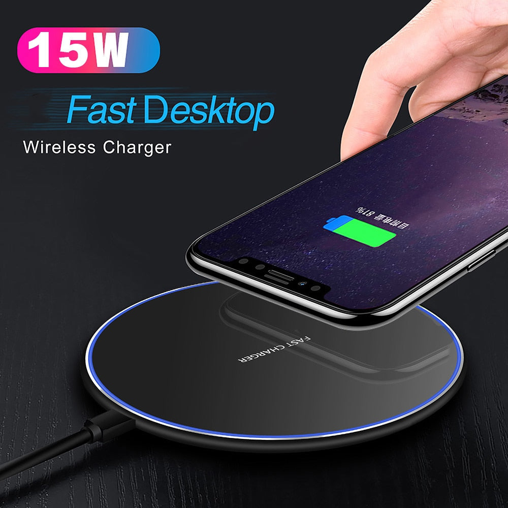 Maliben | 30w Fast Wireless Charging Pad | Premium Usb C Charging Cable Magsafe Charger For Apple Iphone, Samsung & Android - Fast Wireless Charging Pad