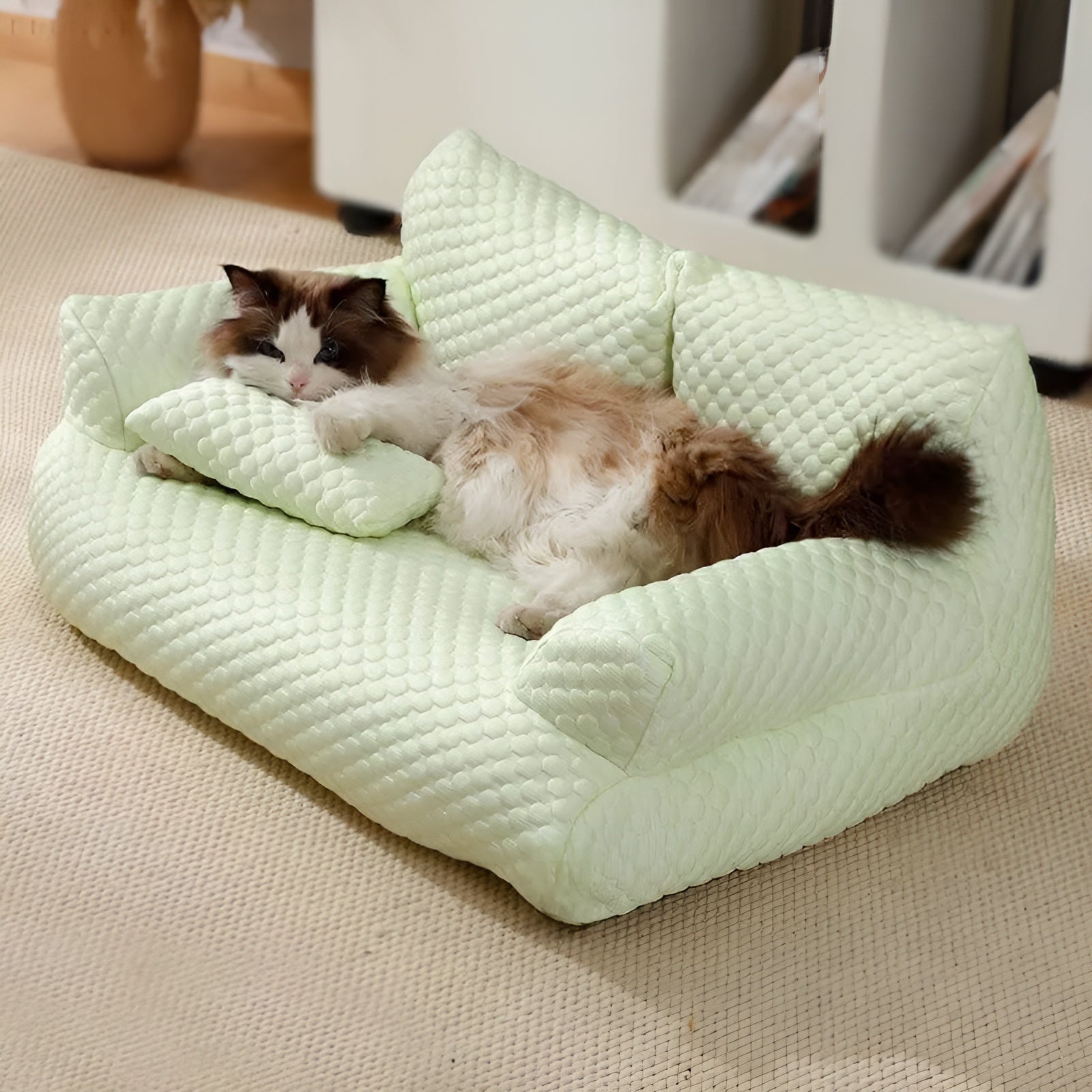 Maliben | Washable Plush Cushion Bed For Pets - Cozypaws