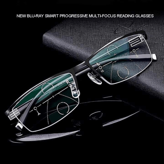 Maliben | Optivista Multifocal Glasses With Automatic Vision Adjustment And Blue Filter