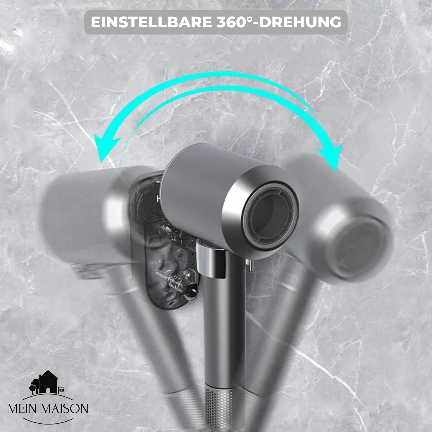 Maliben | Dryfix – Hair Dryer Practically Accessible, No Drilling Required!