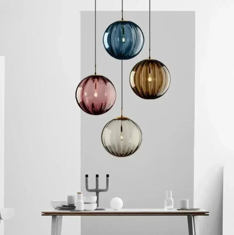 Maliben | Modern Glass Ceiling Lamp With Integrated Led Lighting