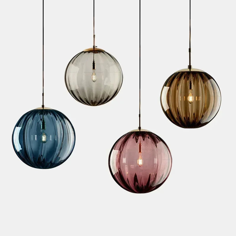 Maliben | Modern Glass Ceiling Lamp With Integrated Led Lighting