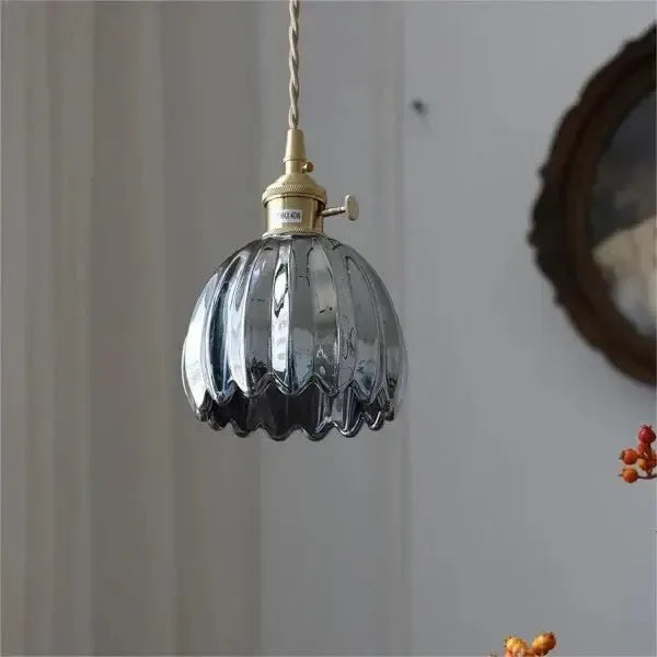 Maliben | Elegant Glass HangIng Lamp in Flower Shape