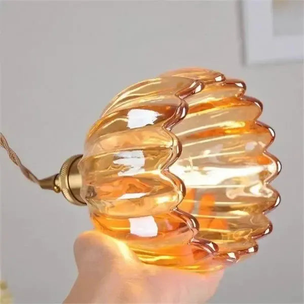 Maliben | Elegant Glass HangIng Lamp in Flower Shape