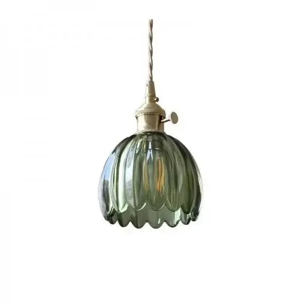 Maliben | Elegant Glass HangIng Lamp in Flower Shape