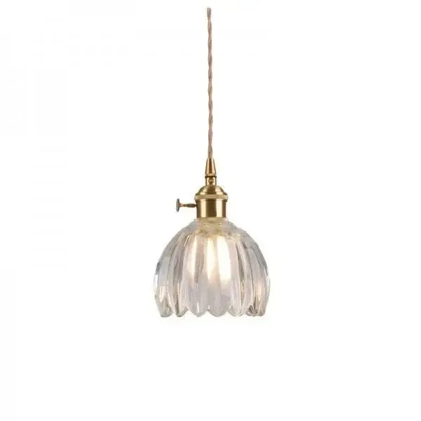 Maliben | Elegant Glass HangIng Lamp in Flower Shape