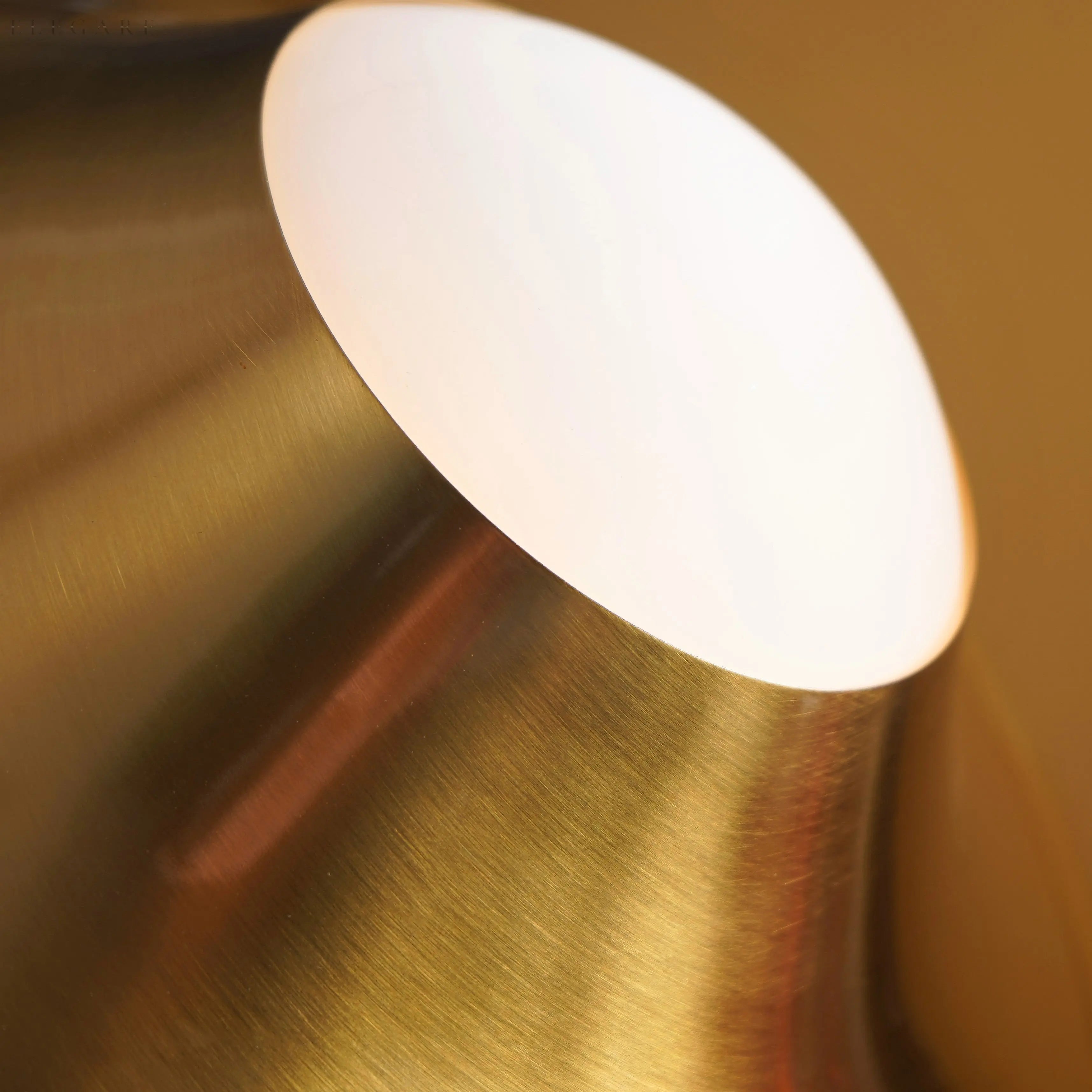 Maliben | Elegant Gold Table Lamp With Led, Scandinavian Design For Cozy Interior