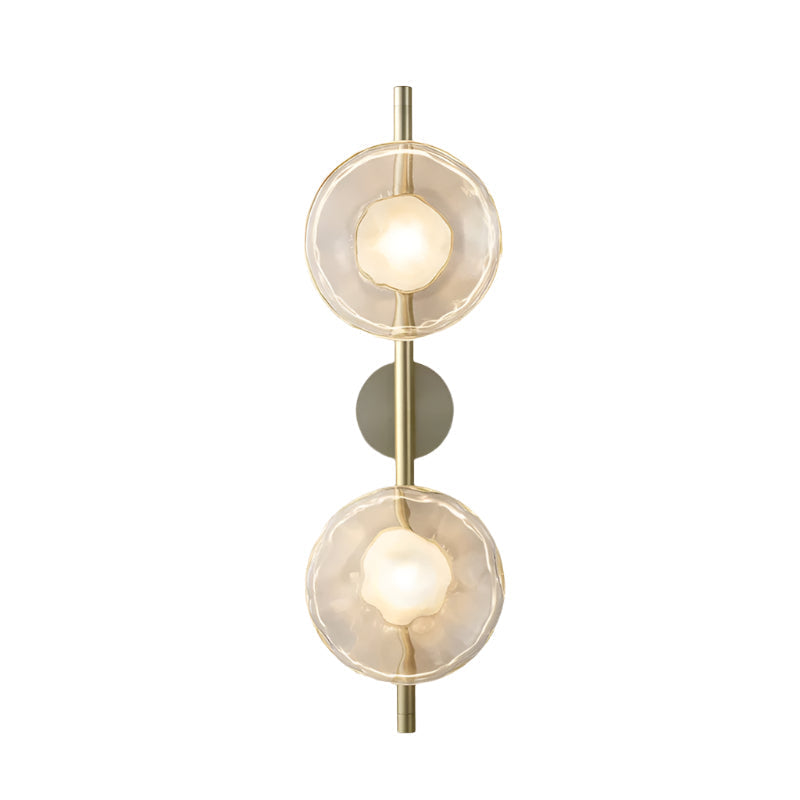 Maliben | Round Glass Wall Lamp In Scandinavian Design