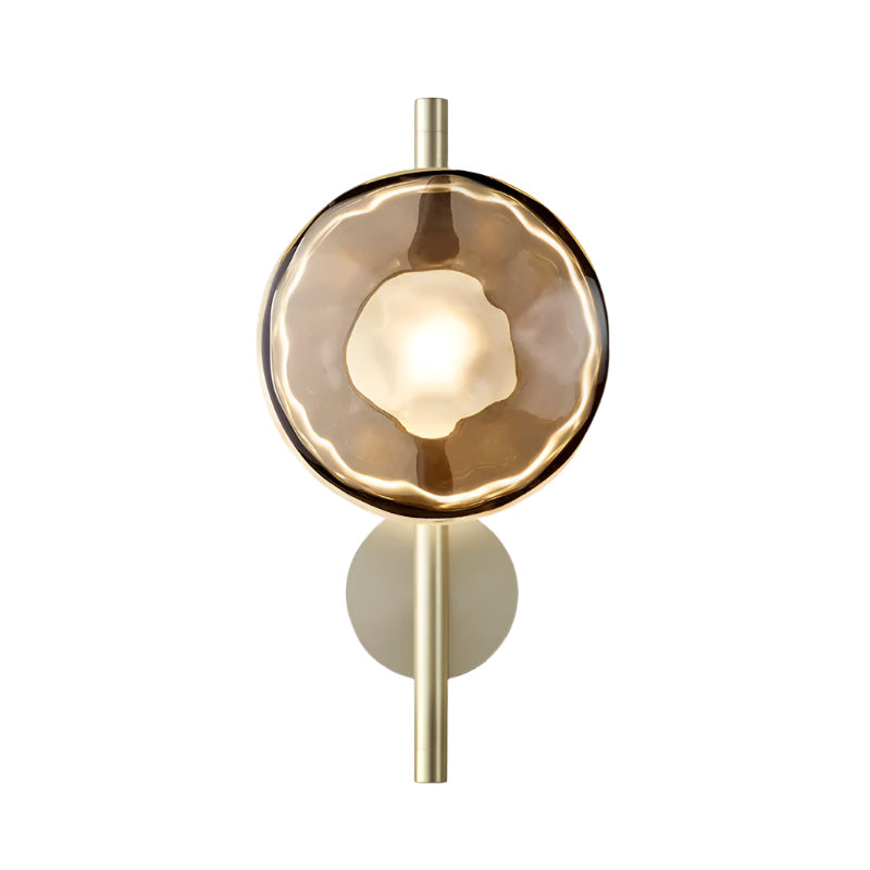 Maliben | Round Glass Wall Lamp In Scandinavian Design
