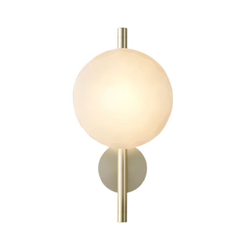 Maliben | Round Glass Wall Lamp In Scandinavian Design