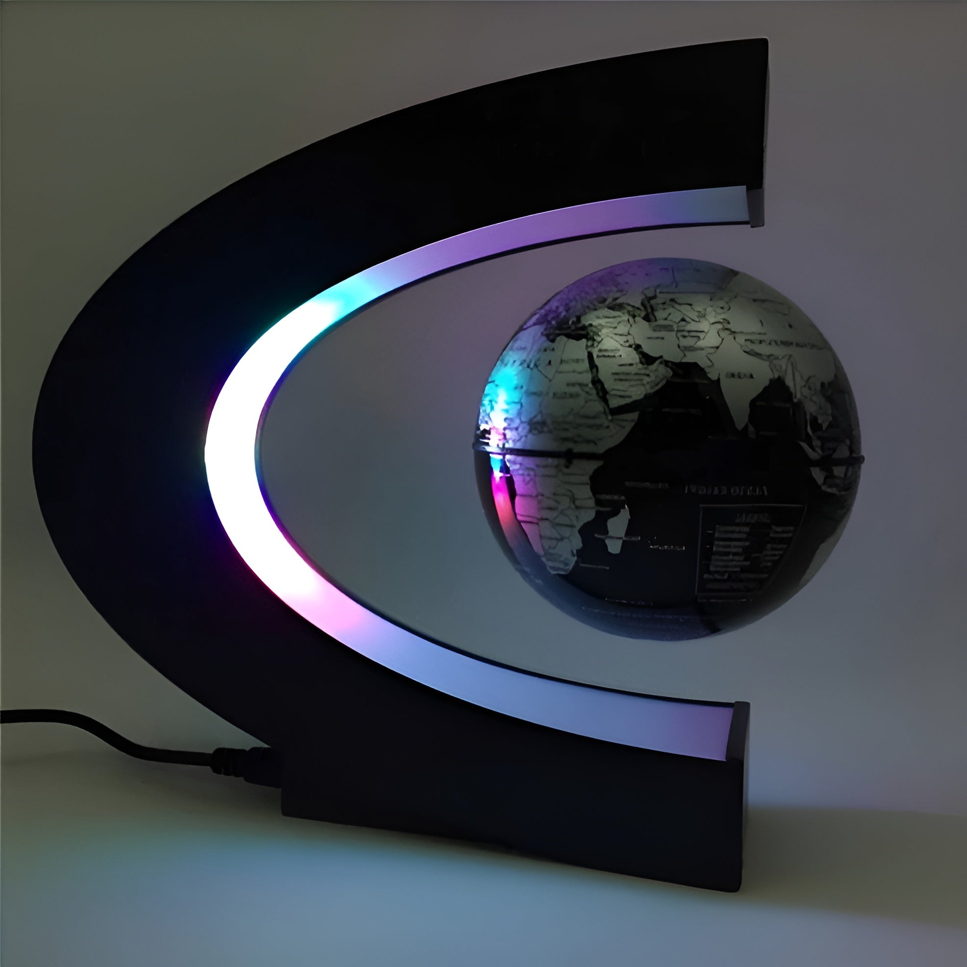 Maliben | Magical Floating Globe With Led Lighting And Educational Touch