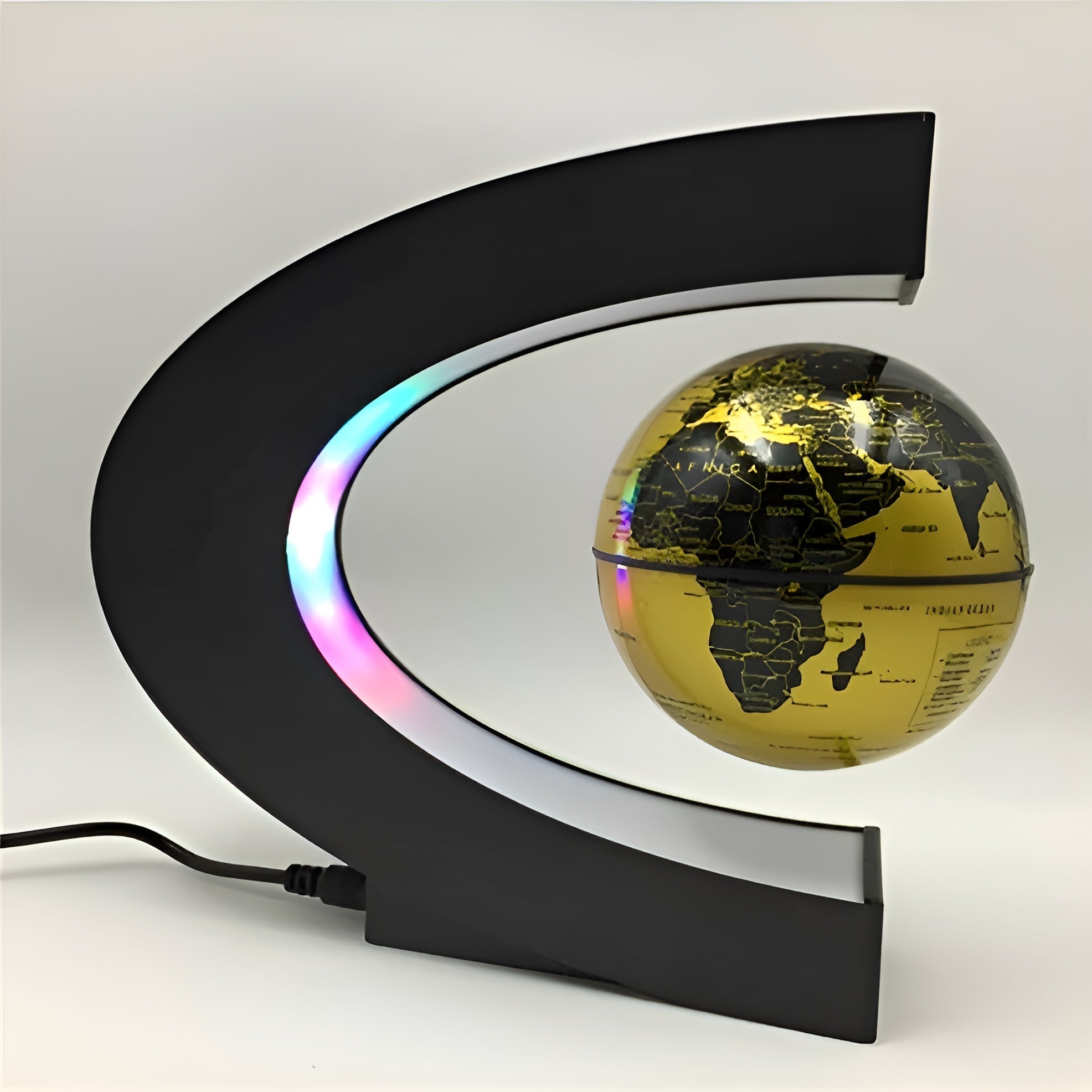 Maliben | Magical Floating Globe With Led Lighting And Educational Touch