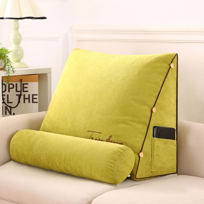Maliben | Wedge Back Support Pillow With Neck Roll