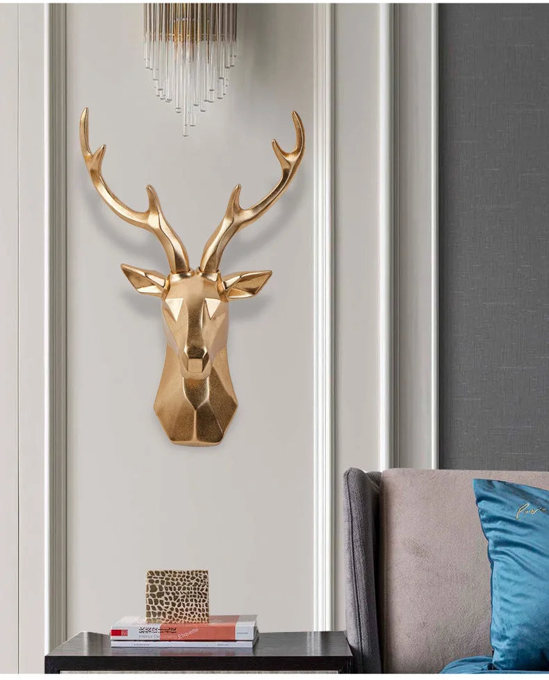 MAliben | 3d Deer Head Statue For a Majestic Atmosphere - Regaldeer