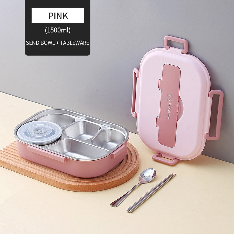 Maliben | Stainless Steel Multi Compartment Kids Lunch Box