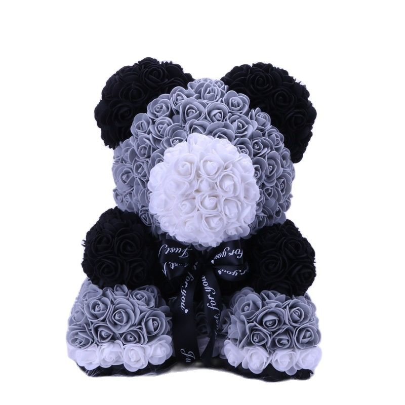 Maliben | Artificial Rose Flowers Teddy Bear
