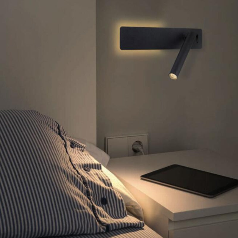 Maliben | Rotatable Led Reading Wall Lamp For The Bed