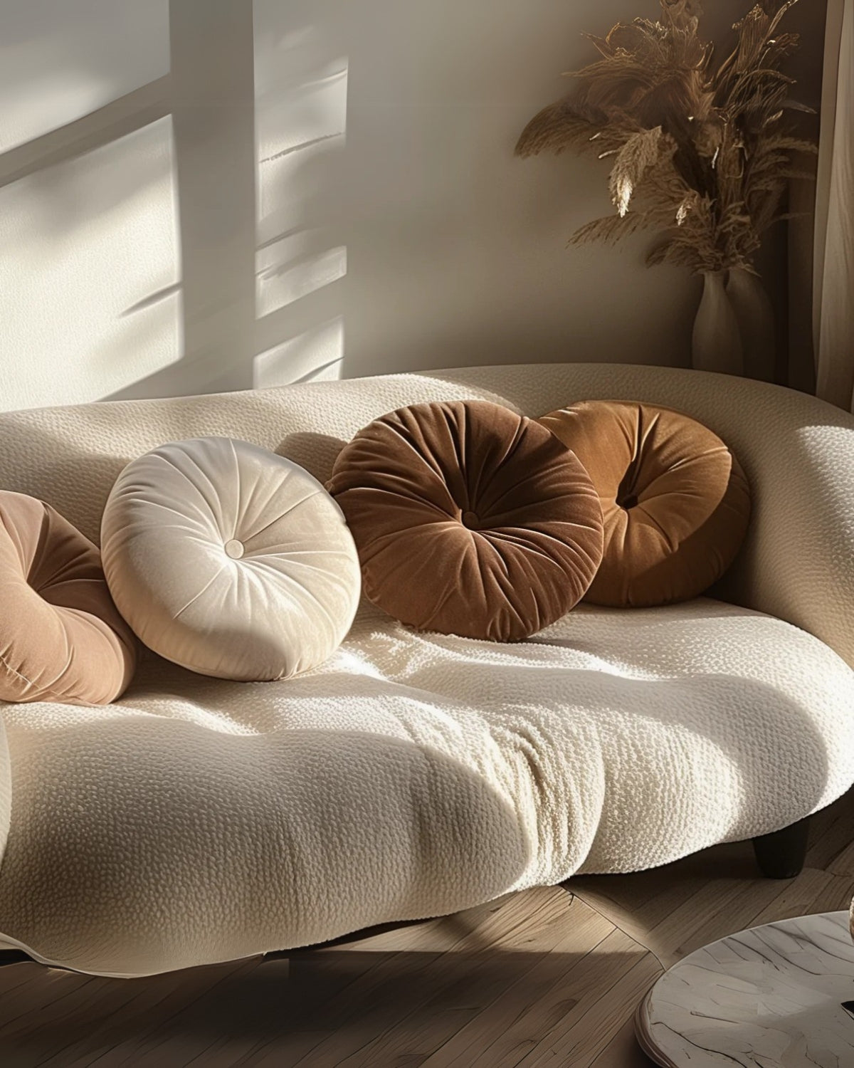 Maliben | Round Cushion In Modern Design